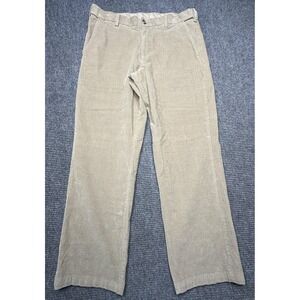 Croft & Barrow Pants Mens 36x30* Tan Khaki Corduroy Classic Fit Casual Pants